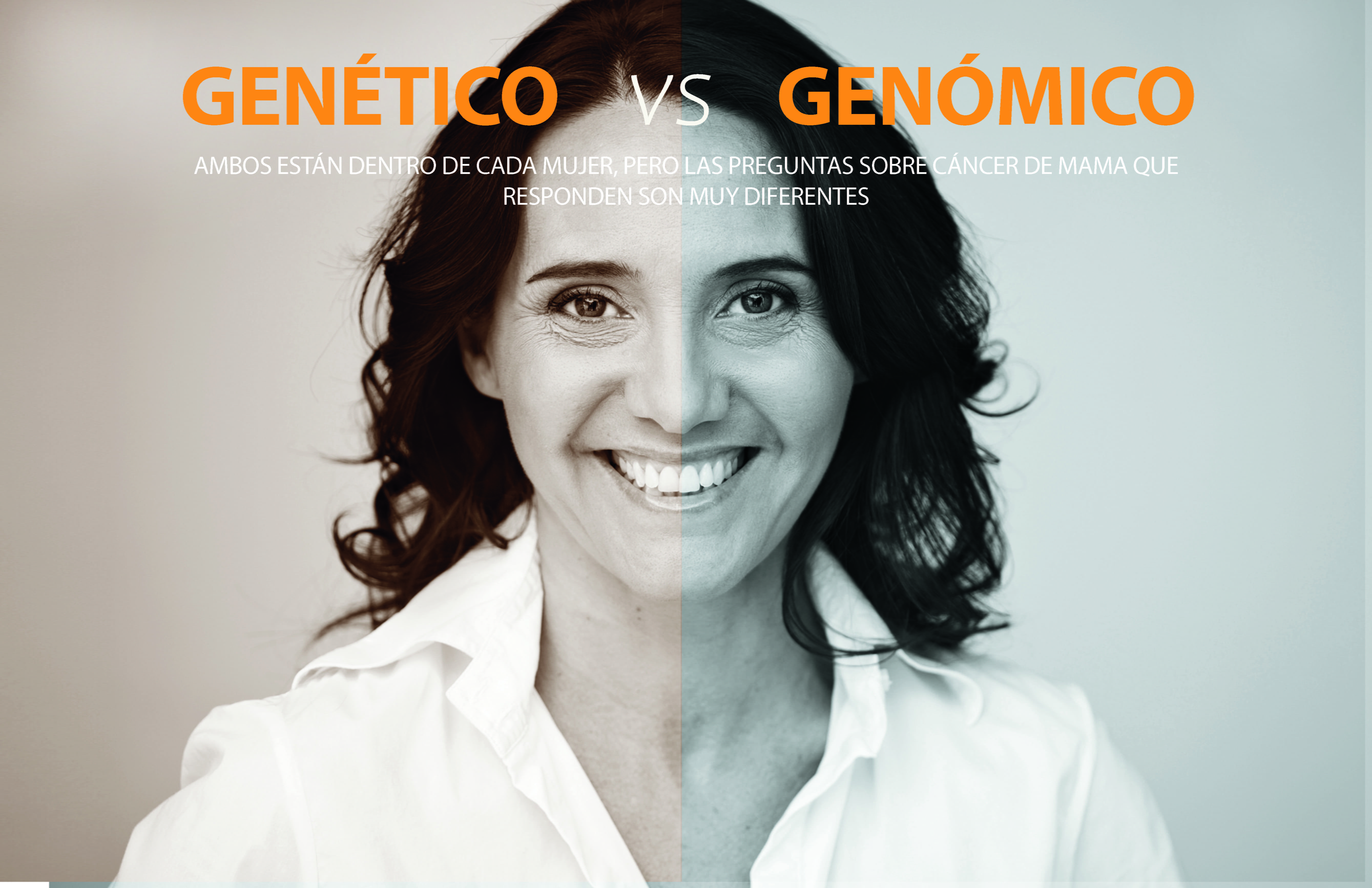 Genétio vs. Genómico Ambos están dentro de cada mujer, pero las preguntas sobre cancer de mama que responded son muy diferentes