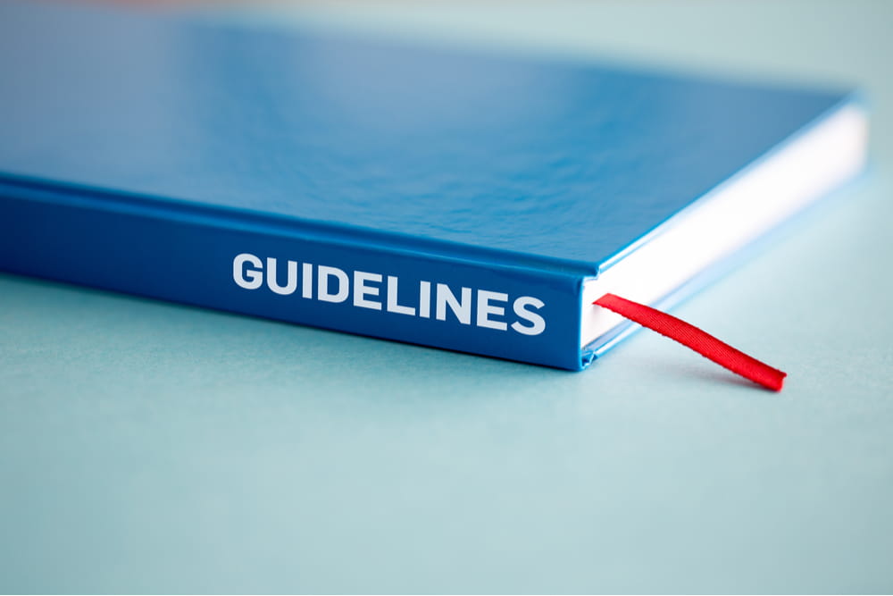Image of a book of guidelines